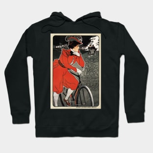 LEGIA Cycles Belgium Art Nouveau Vintage Bicycle Advertisement Hoodie